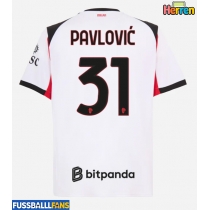 AC Milan Strahinja Pavlovic #31 Auswärtstrikot 2025-26 Kurzarm
